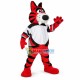Orange Tiger Showing Fangs Mascot Costume Orange Tiger Showing Fangs Mascot Costume