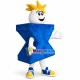 Blue Signpost Mascot Costume for Traffic Blue Signpost Mascot Costume for Traffic