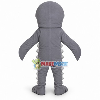 Gray Megalodon Mascot Costume For Aquarium Gray Megalodon Mascot Costume For Aquarium