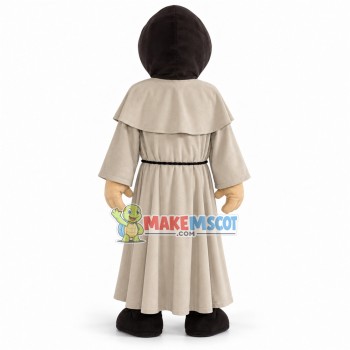 Social Priest in The Robe Mascot Costume Social Priest in The Robe Mascot Costume