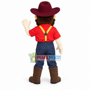 Bearded Working Farmer Mascot Costume Bearded Working Farmer Mascot Costume