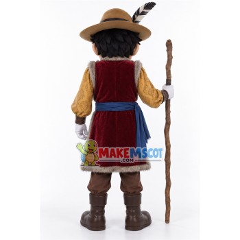 Respected Chief of The Tribe Mascot Costume Respected Chief of The Tribe Mascot Costume