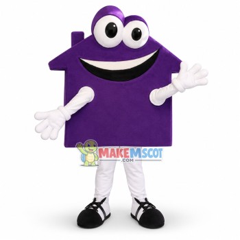 Obvious Purple Signage Mascot Costume Obvious Purple Signage Mascot Costume