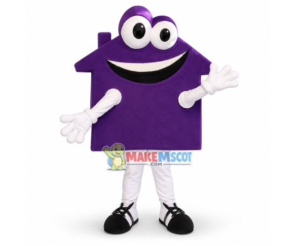 Obvious Purple Signage Mascot Costume Obvious Purple Signage Mascot Costume
