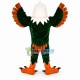 Spreading Wings Green Eagle Mascot Costume