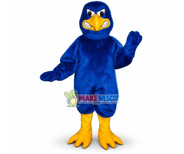 Ferocious Adult Blue Eagle Mascot Costume Ferocious Adult Blue Eagle Mascot Costume
