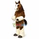 Brown & White Soft Horse Mascot Costume Brown & White Soft Horse Mascot Costume