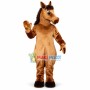Domesticated Brown Horse Mascot Costume