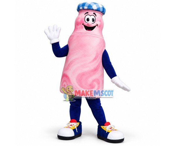 Healthy Strawberry Jam Mascot Costume Healthy Strawberry Jam Mascot Costume