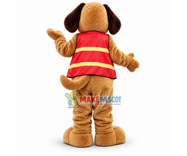 Kind Dog Doctor of The Red Cross Mascot Costume Kind Dog Doctor of The Red Cross Mascot Costume