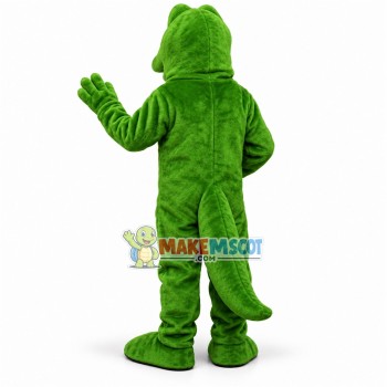 Adult Crocodile With Flat Mouth Mascot Costume Adult Crocodile With Flat Mouth Mascot Costume
