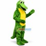 Adult Crocodile With Flat Mouth Mascot Costume