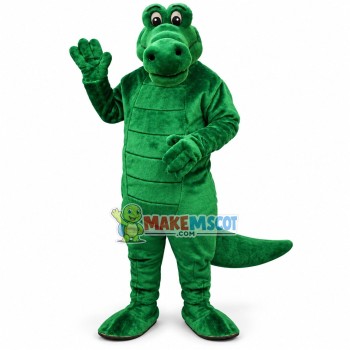 All Over Green Crocodile Mascot Costume All Over Green Crocodile Mascot Costume