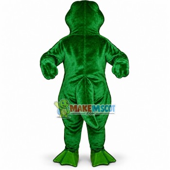 Croaking Long Body Frog Mascot Costume