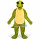 Strong Bright Green Dinosaur Mascot Costume Strong Bright Green Dinosaur Mascot Costume