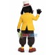 Black Wolf In The Whole Outfit Mascot Costume Black Wolf In The Whole Outfit Mascot Costume