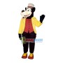 Black Wolf In The Whole Outfit Mascot Costume