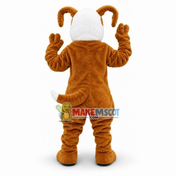 Lovely Puppy With Curled Ears Mascot Costume Lovely Puppy With Curled Ears Mascot Costume