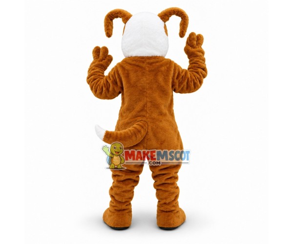 Lovely Puppy With Curled Ears Mascot Costume Lovely Puppy With Curled Ears Mascot Costume