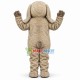 Well-behaved Furry Gray Dog Mascot Costume Well-behaved Furry Gray Dog Mascot Costume