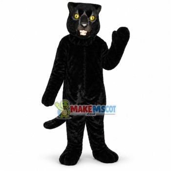 Black Panther With Fierce Look Mascot Costume Black Panther With Fierce Look Mascot Costume