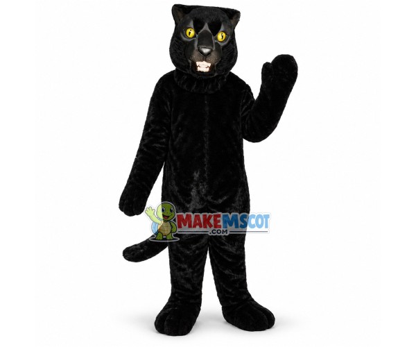 Black Panther With Fierce Look Mascot Costume