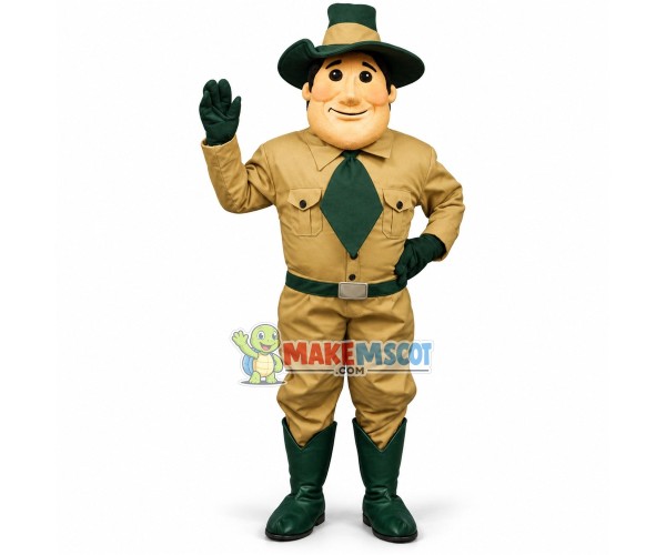 Manly Employee of The Orchard Mascot Costume Manly Employee of The Orchard Mascot Costume