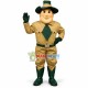 Manly Employee of The Orchard Mascot Costume Manly Employee of The Orchard Mascot Costume