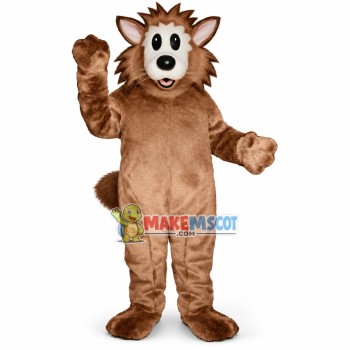 Wire-haired Brown Hedgehog Mascot Costume Wire-haired Brown Hedgehog Mascot Costume