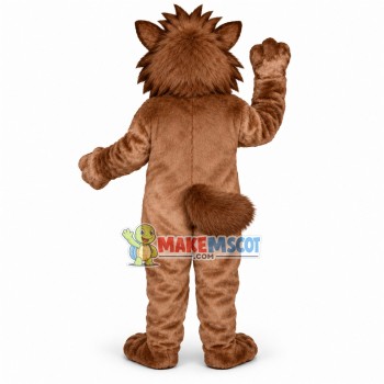 Wire-haired Brown Hedgehog Mascot Costume