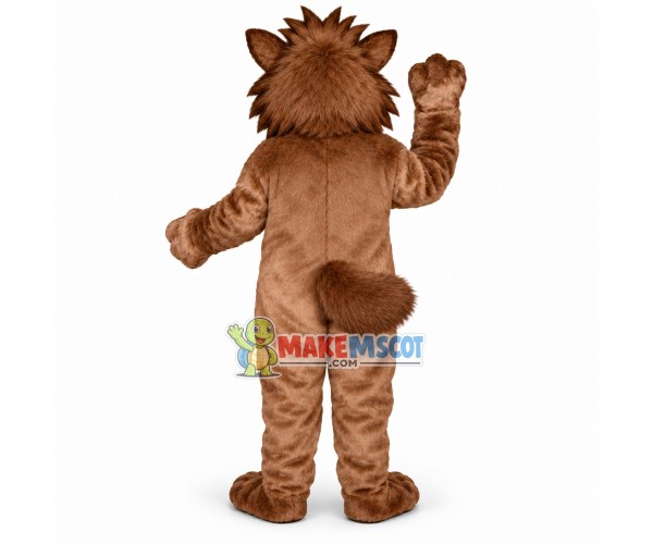 Wire-haired Brown Hedgehog Mascot Costume Wire-haired Brown Hedgehog Mascot Costume
