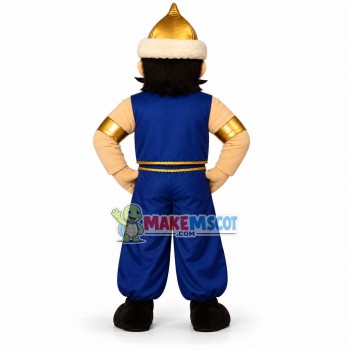 Bold Mongolian Warrior Mascot Costume Bold Mongolian Warrior Mascot Costume