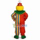 Colored Clown With Scary Face Mascot Costume Colored Clown With Scary Face Mascot Costume