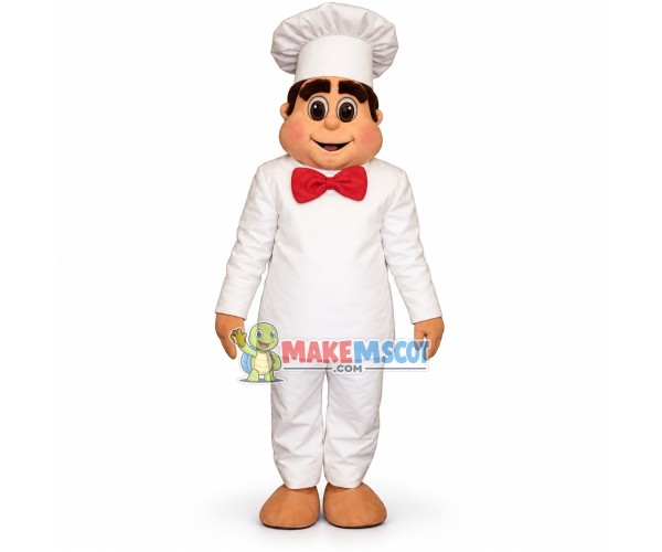 Neat Fat Pastry Chef Mascot Costume Neat Fat Pastry Chef Mascot Costume