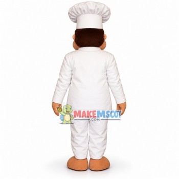 Neat Fat Pastry Chef Mascot Costume Neat Fat Pastry Chef Mascot Costume