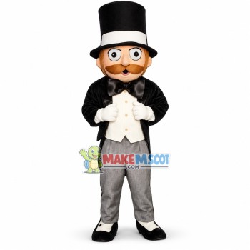 Polite Old Gentleman Mascot Costume