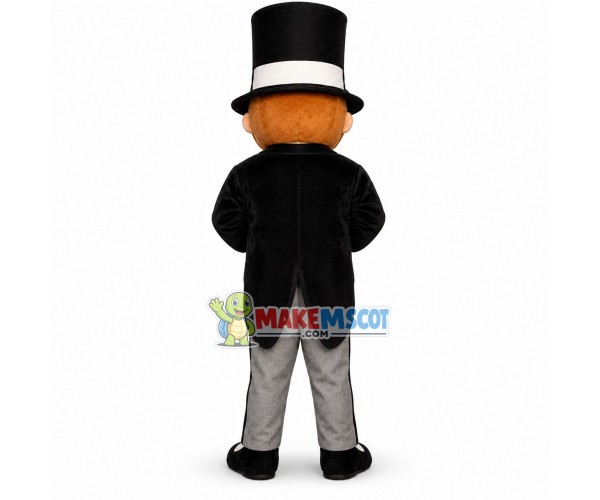 Polite Old Gentleman Mascot Costume Polite Old Gentleman Mascot Costume