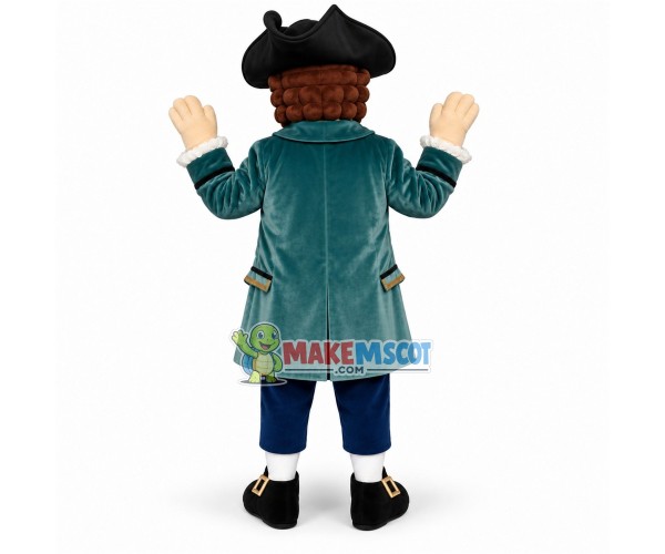 Academic High-class Gentleman Mascot Costume Academic High-class Gentleman Mascot Costume