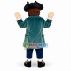 Academic High-class Gentleman Mascot Costume Academic High-class Gentleman Mascot Costume
