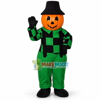 Halloween Pumpkin Clown Mascot Costume Halloween Pumpkin Clown Mascot Costume