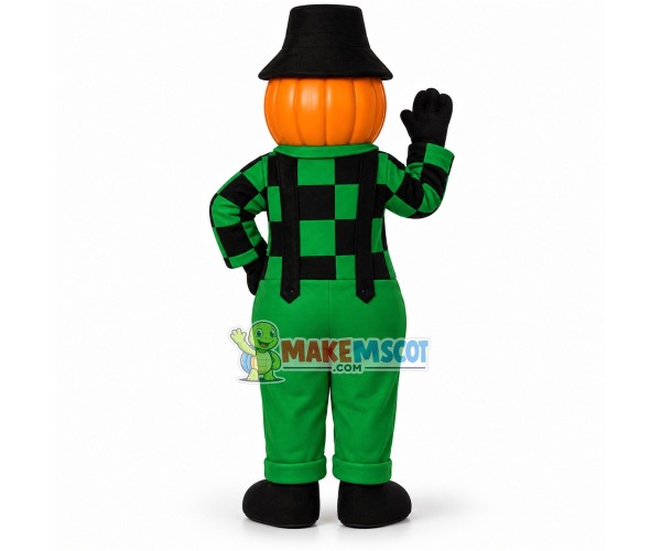 Halloween Pumpkin Clown Mascot Costume Halloween Pumpkin Clown Mascot Costume
