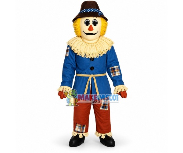 Patch Scarecrow Clown Mascot Costume Patch Scarecrow Clown Mascot Costume
