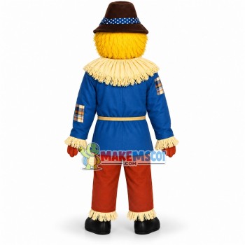 Patch Scarecrow Clown Mascot Costume Patch Scarecrow Clown Mascot Costume