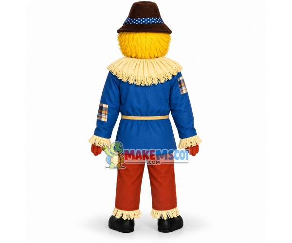 Patch Scarecrow Clown Mascot Costume Patch Scarecrow Clown Mascot Costume