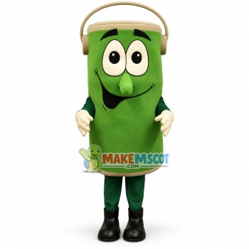 Green Energy-saving Battery Mascot Costume Green Energy-saving Battery Mascot Costume