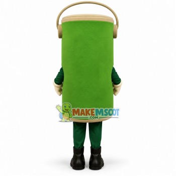 Green Energy-saving Battery Mascot Costume Green Energy-saving Battery Mascot Costume
