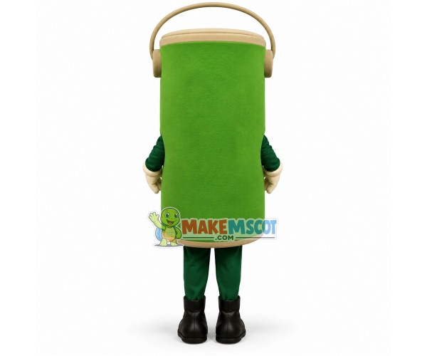 Green Energy-saving Battery Mascot Costume Green Energy-saving Battery Mascot Costume