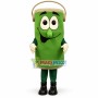 Green Energy-saving Battery Mascot Costume