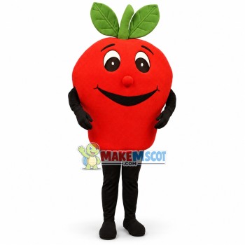 Large Red Apple Cartoon Mascot Costume Large Red Apple Cartoon Mascot Costume