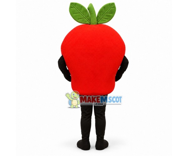 Large Red Apple Cartoon Mascot Costume Large Red Apple Cartoon Mascot Costume